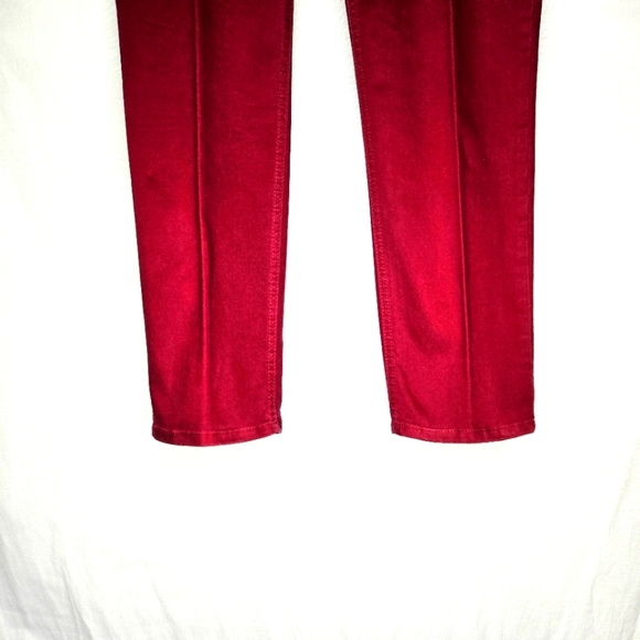 Westbound Woman dark red jeans. 14W - Picture 9 of 11